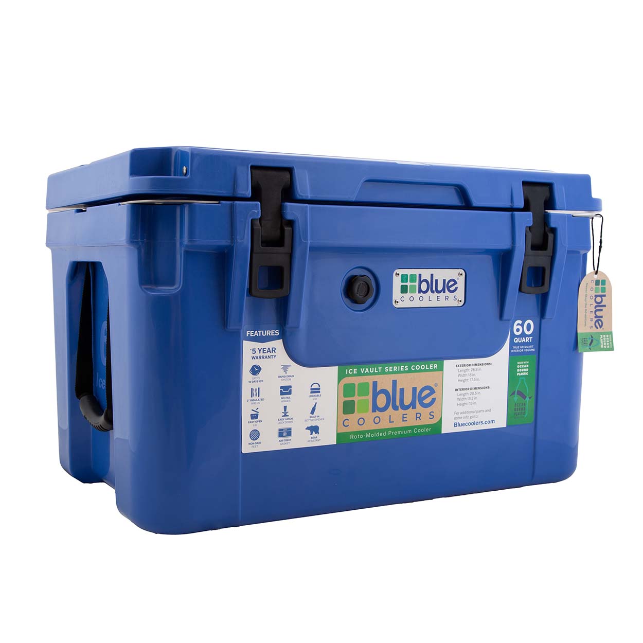 60 Quart Ice Vault Roto-Molded Cooler