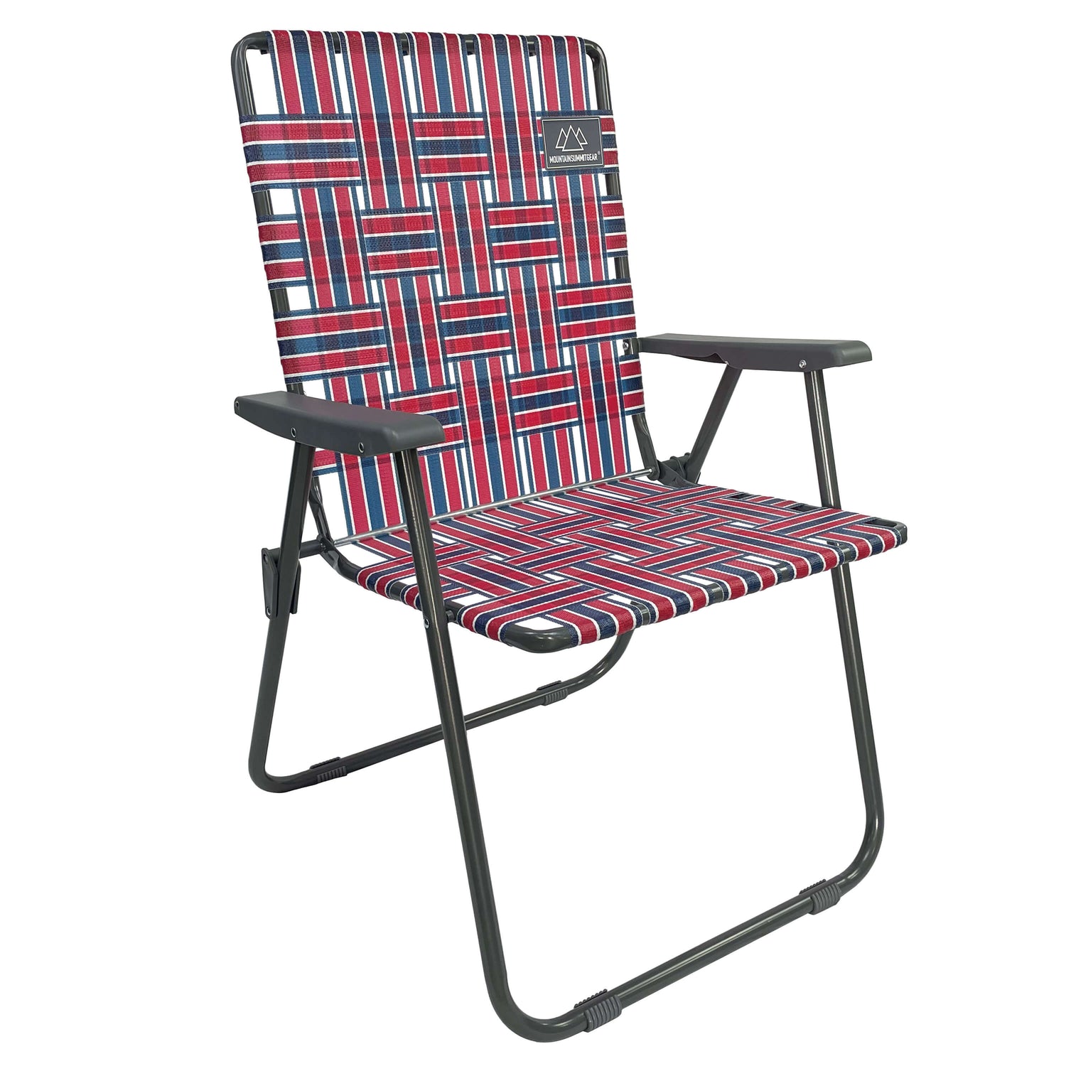 Retro Camp Chair - Red/Blue - Promo