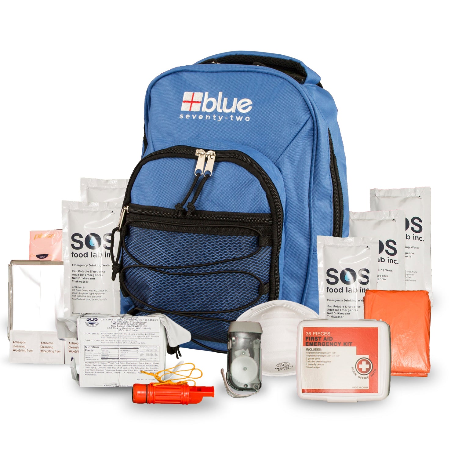 Blue Seventy-Two Standard - 3 Day Emergency Kit for 1 Person