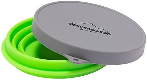 Scratch & Dent Promo - Collapsible Silicone Container w/Lid - Med. Green