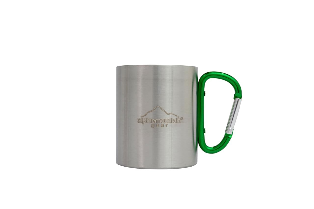 Stainless Steel Carabiner Mug