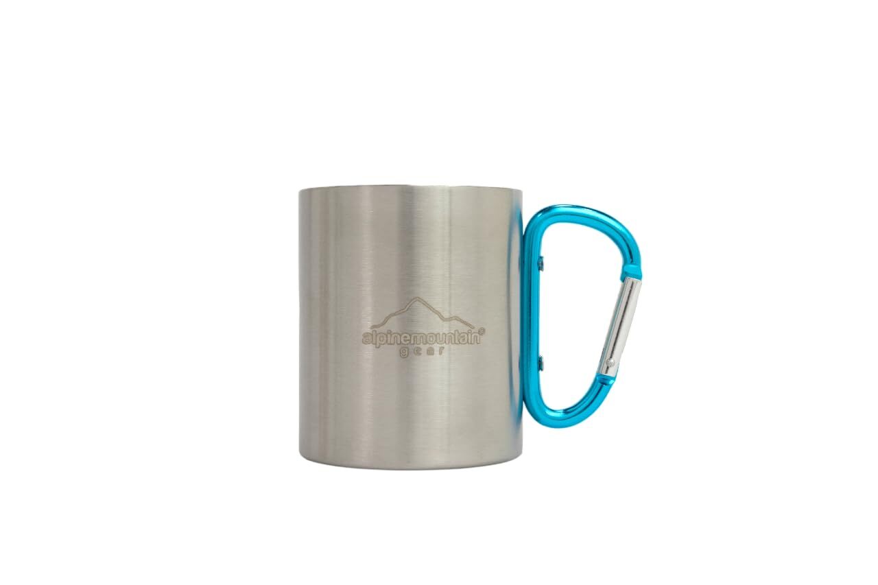 Stainless Steel Carabiner Mug