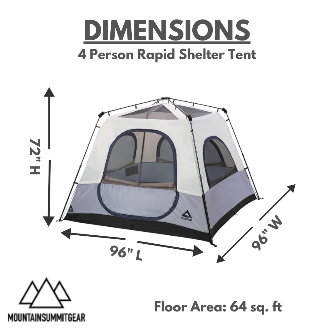 Rapid Tent Promo - 4 Person