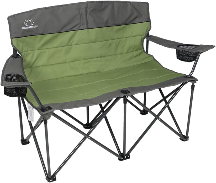 Quilted Camping Double Loveseat Chair - Low and Standard Height