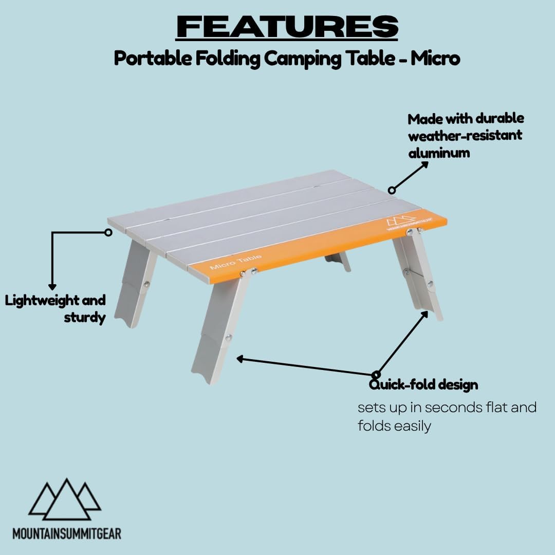 Portable Folding Camping Table 4 Sizes