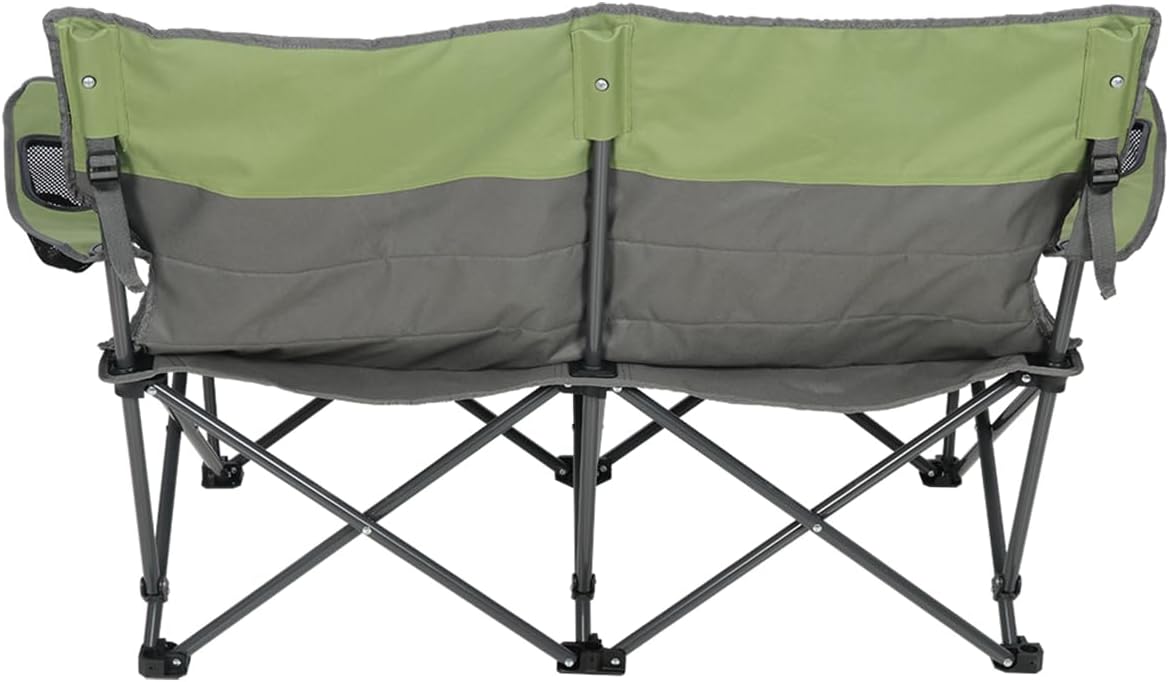 Quilted Camping Double Loveseat Chair - Low and Standard Height