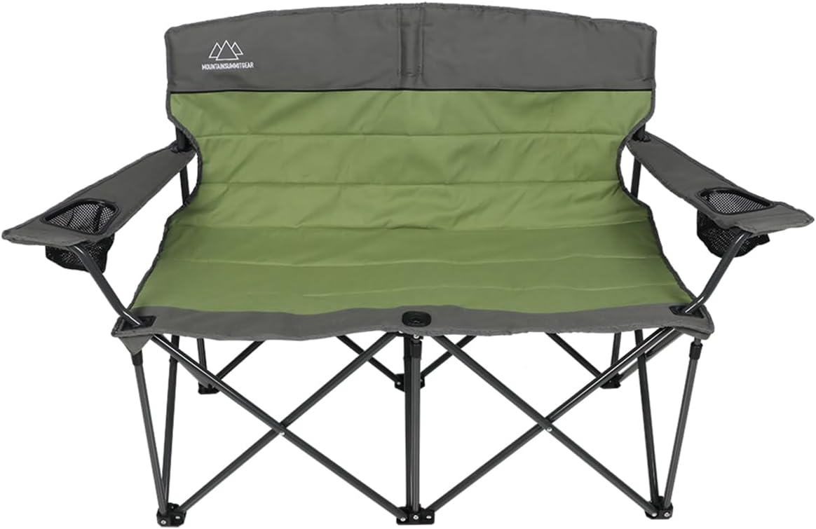 Quilted Camping Double Loveseat Chair - Low and Standard Height