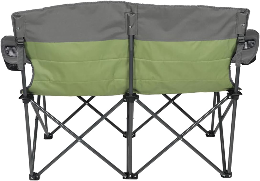 Quilted Camping Double Loveseat Chair - Low and Standard Height