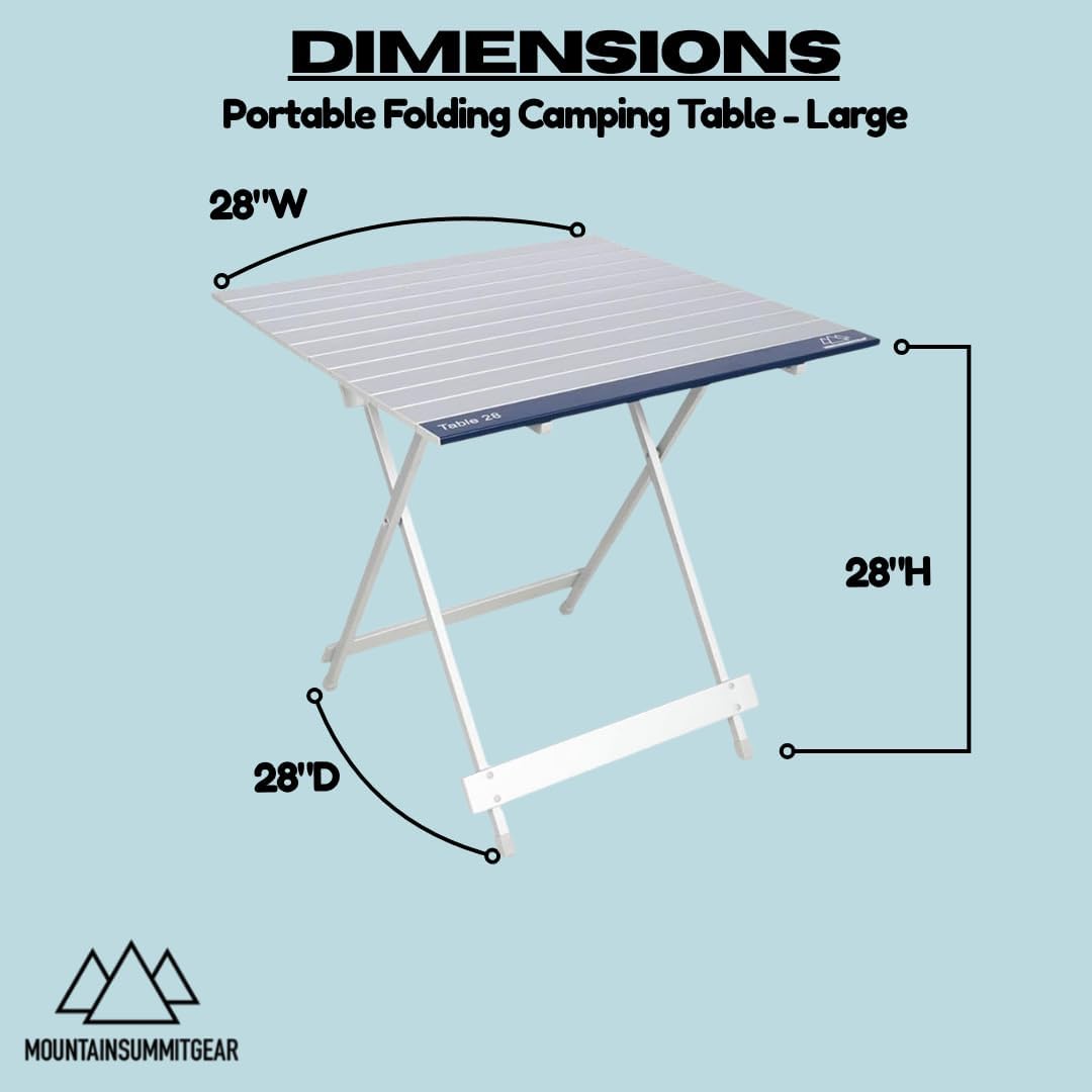Portable Folding Camping Table 4 Sizes