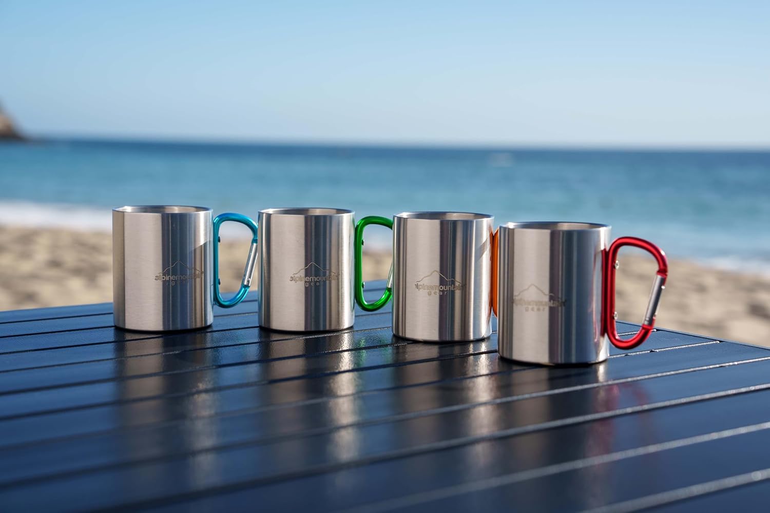 Stainless Steel Carabiner Mug