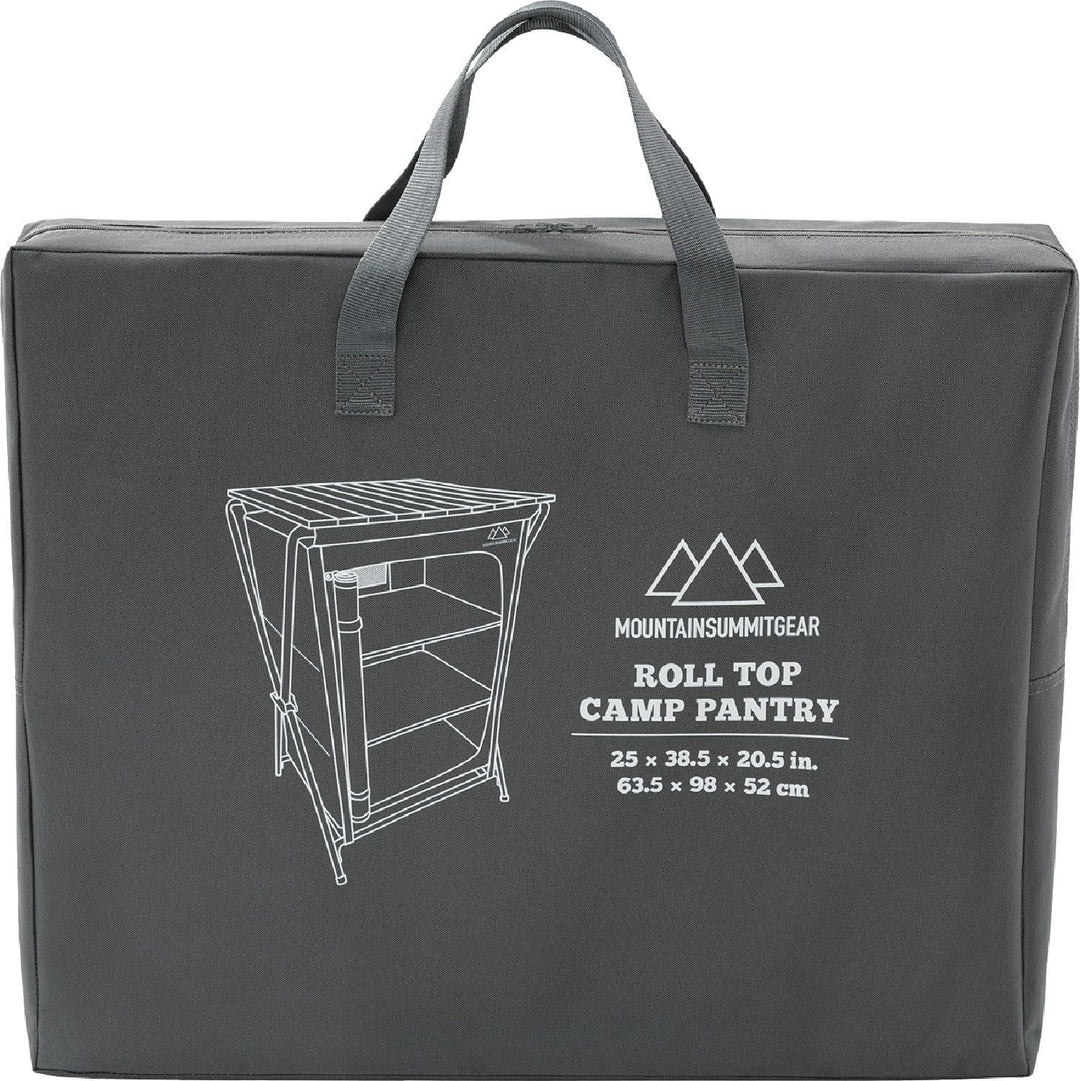 Foldable Roll Top Camping Pantry and Table - Mountain Summit Gear Promo