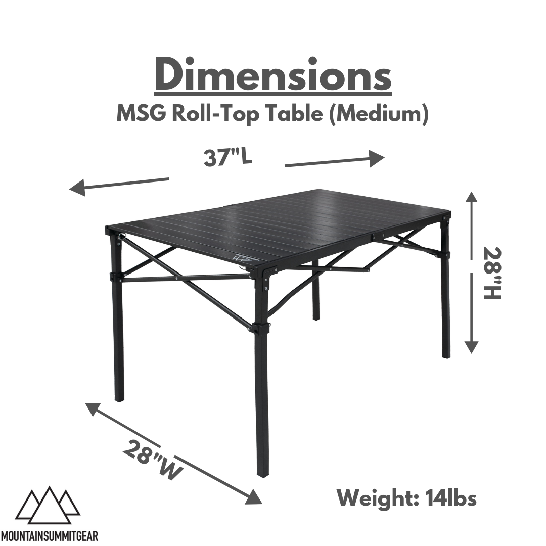 Heavy Duty Roll Top Table Promo - Medium