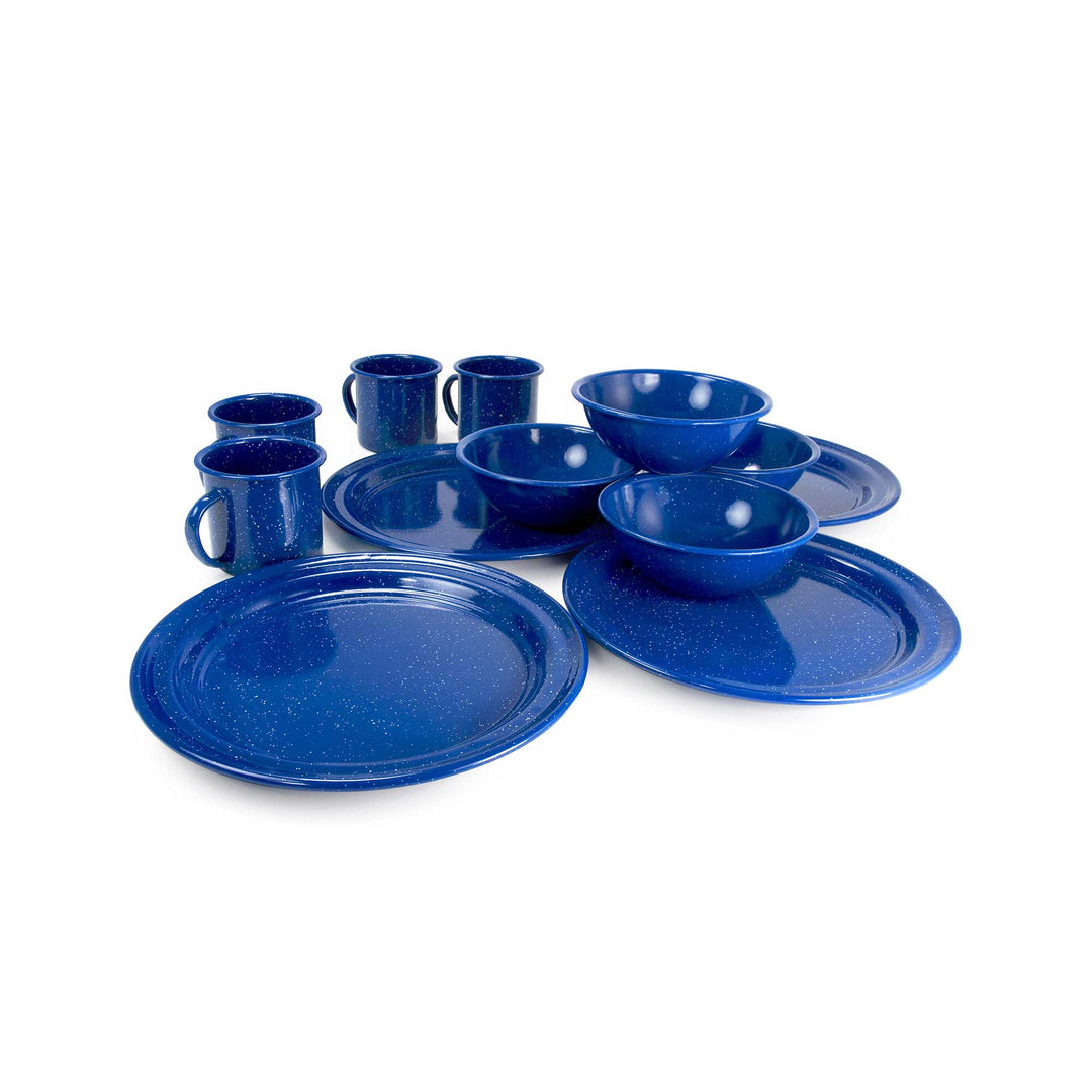 4 Person Enamel Table Set Promo