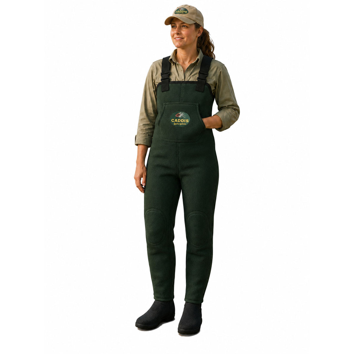 CADDIS Women's Neoprene Stockingfoot Waders - Forest Green