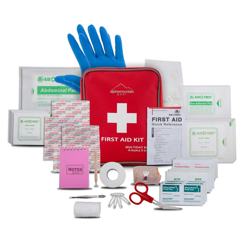 First Aid Kit - Compact Emergency Medical Kit with Bandages, Gauze, and More