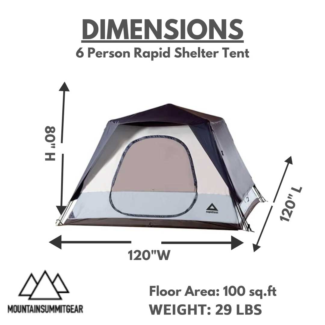 Rapid Tent Promo - 6 Person