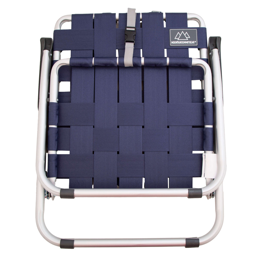 Backpack Beach Chair - Navy Blue - Promo