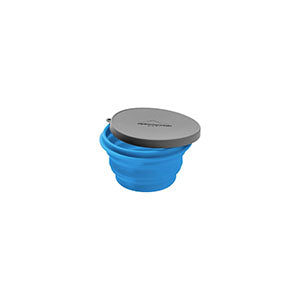 Scratch & Dent Promo - Collapsible Silicone Container w/Lid - Large Blue