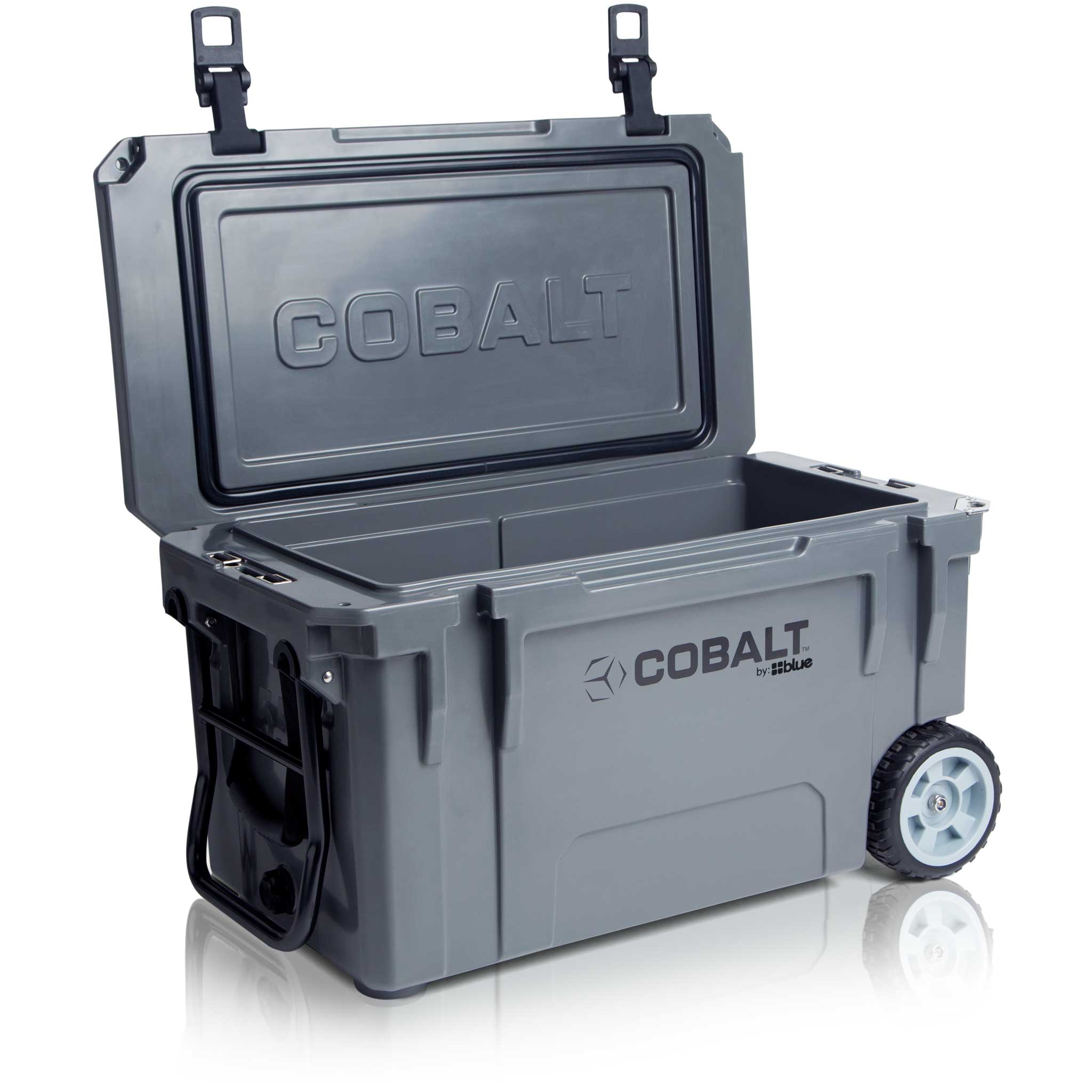 Cobalt 55 Quart with Wheels Roto-Molded Super Cooler Cobalt 55 Quart with Wheels Roto-Molded Super Cooler